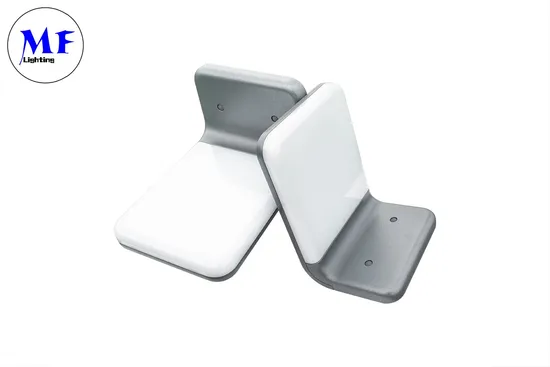 IP66 Waterproof Dustproof Weather Proof Warm Cool Cold White Aluminum Outdoor LED Solar Wall Garden Light for Villa Private Yard Holiday Hotel