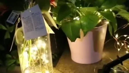 Outdoor String Lights 200 LED Solar Fairy Lights 8 Modes Copper Wire Lights Waterproof Outdoor String Lights for Garden Patio Gate Yard Party Wedding Indoor 