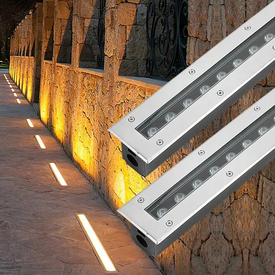 Waterproof Outdoor Garden Inground Light Buried Ground Light LED Linear Underground Lamp 