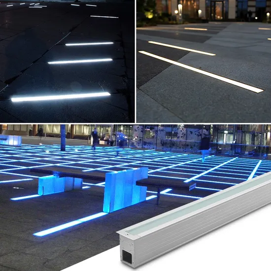 P67 10W Seamless Splicing LED Linear Inground Light for Pathway Plaza Ground Lighting 