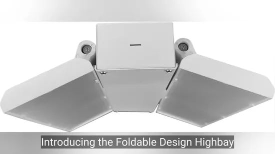 Foldable Design Highbay Linear LED Industrial Light 