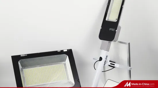 Outdoor Parking Lot, Road Lamp, Public Area, Garden and Yard 100W LED Solar Street Light for Commercial or Residential Area 