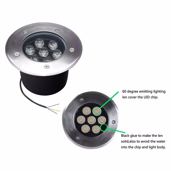 Waterproof IP65 Outdoor Deck Inground Lamp Step Ground Buried LED Underground Light